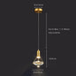 Modern Crystal LED Pendant Lights - Elegant Hanging Chandeliers for Living Rooms, Dining Areas, Kitchens, Restaurants, Bars, and Home Decor
