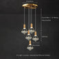Modern Crystal LED Pendant Lights - Elegant Hanging Chandeliers for Living Rooms, Dining Areas, Kitchens, Restaurants, Bars, and Home Decor