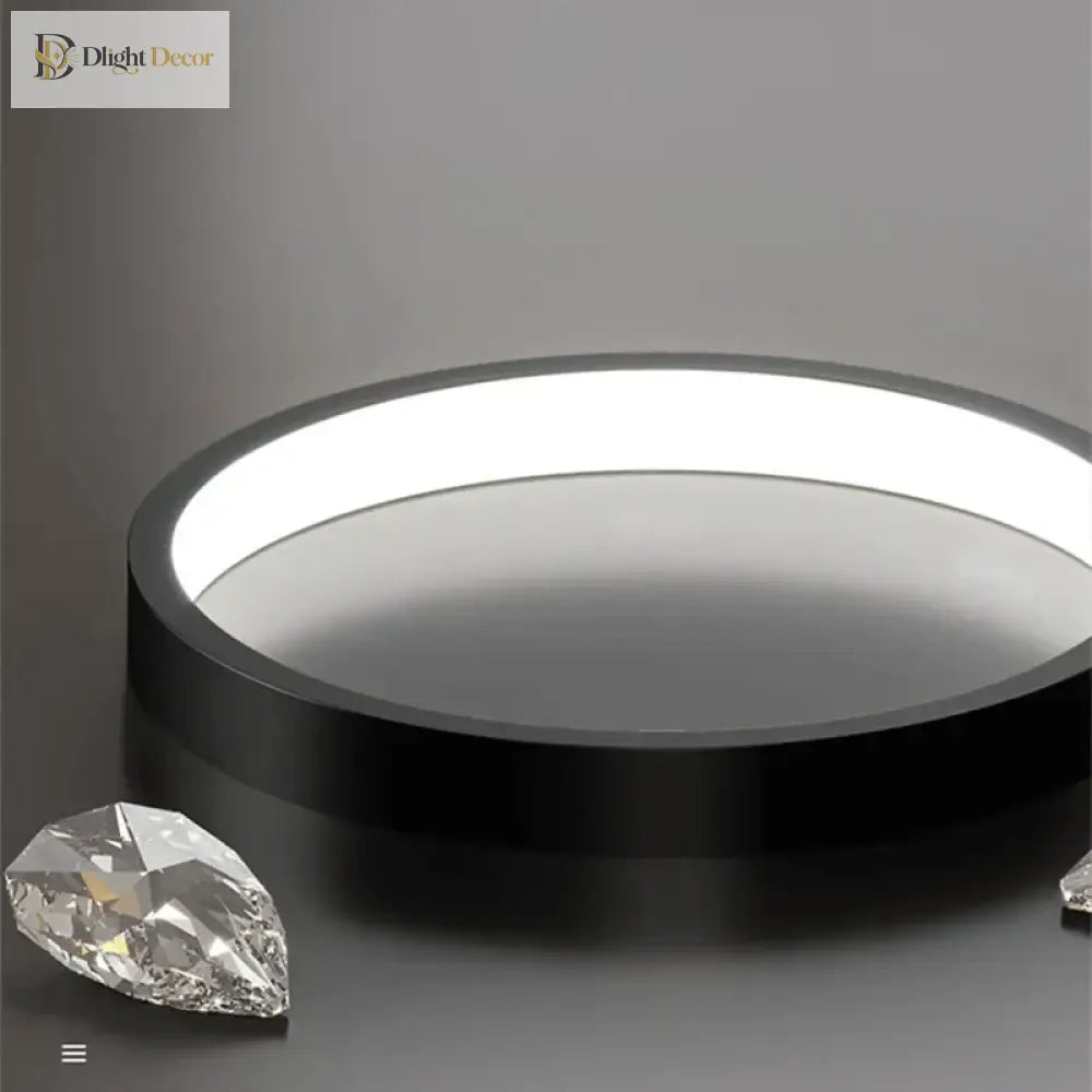 Modern Gold Flush Mount Light | Modern Bedroom Lighting