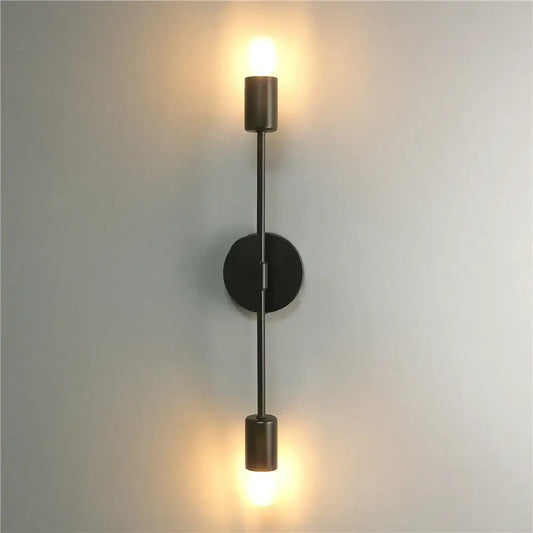 Modern Iron Double Head Wall Lamps - Stylish LED Wall Lights for Aisle, Living Room, and More
