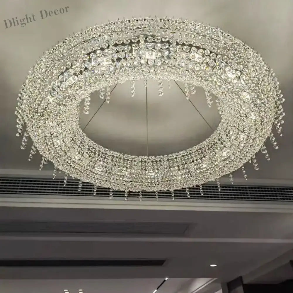 Modern LED Bird's Nest Ceiling Chandeliers - Captivating Elegance for Villas and Living Spaces