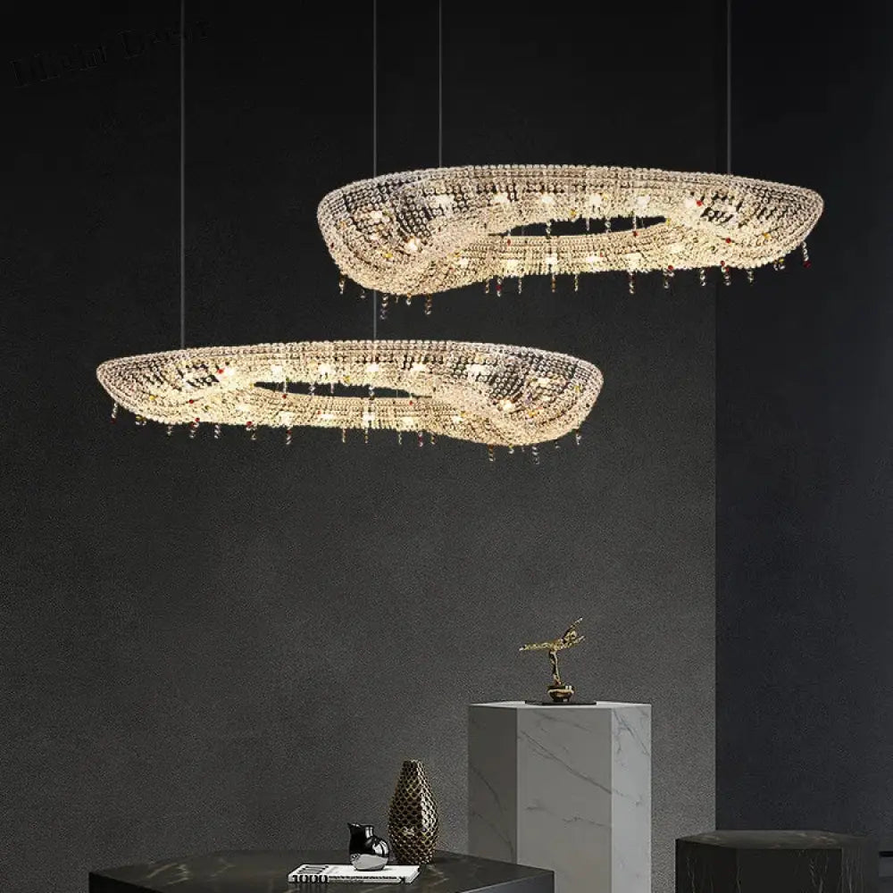 Modern LED Bird's Nest Ceiling Chandeliers - Captivating Elegance for Villas and Living Spaces