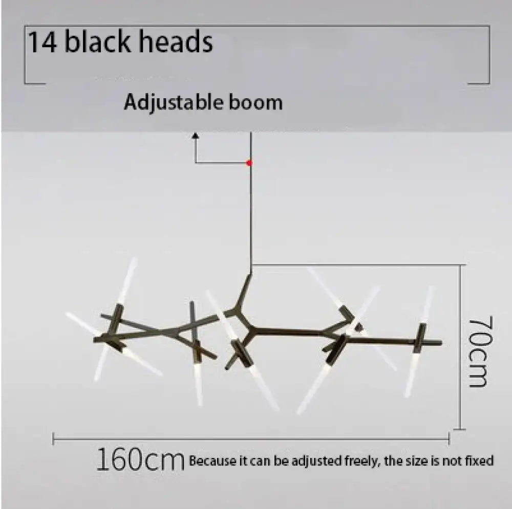 Modern LED Chandeliers - Gold and Black Ceiling Hanging Lighting - Perfect for Dining, Kitchen, Living Room, Bedroom Indoor Decor - Suspension Pendant Lamp