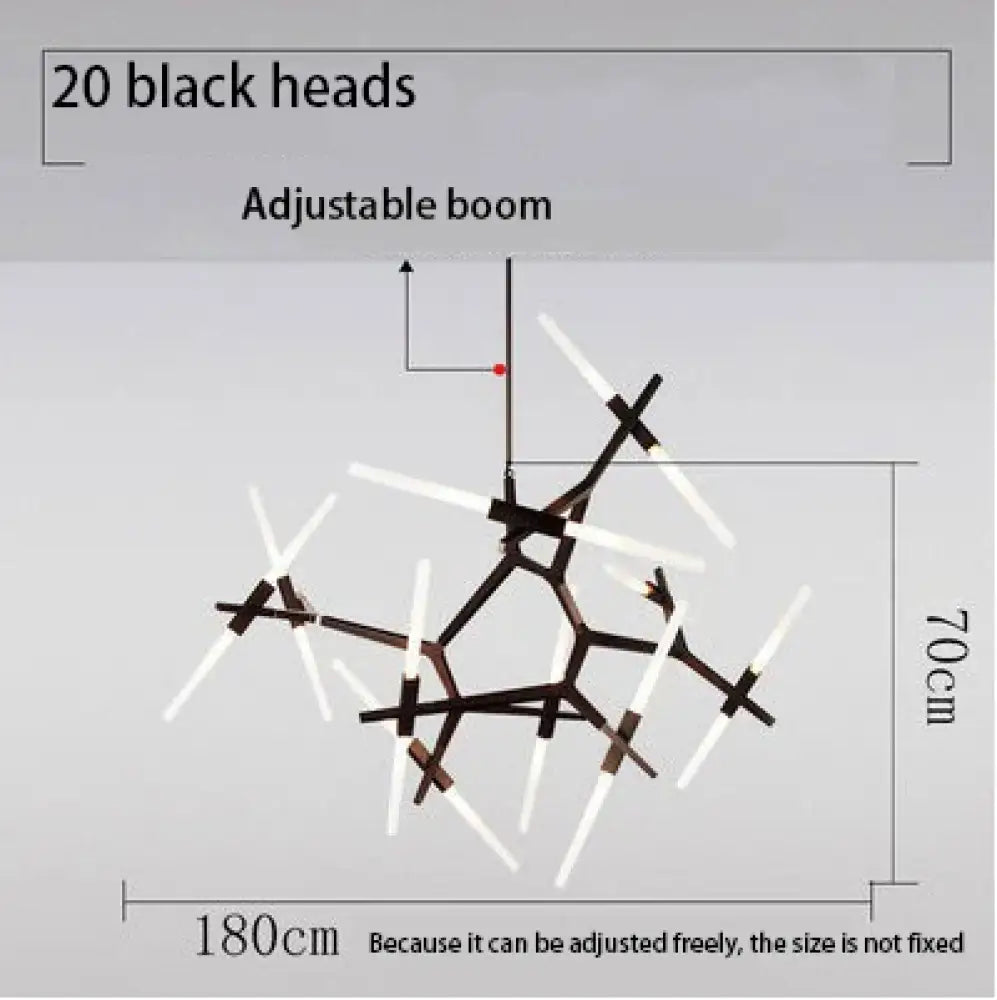 Modern LED Chandeliers - Gold and Black Ceiling Hanging Lighting - Perfect for Dining, Kitchen, Living Room, Bedroom Indoor Decor - Suspension Pendant Lamp