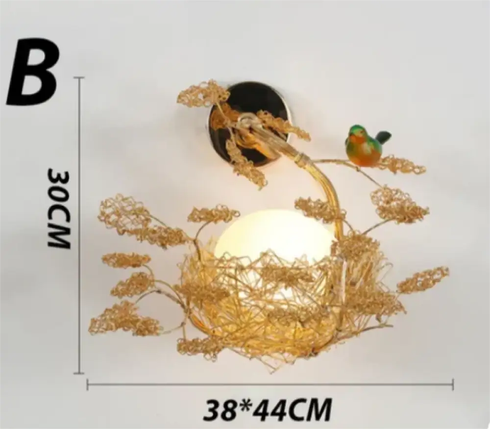 Modern LED Gold Bird's Nest Chandeliers - Illuminate Your Living, Dining, and Kitchen Spaces with Unique Elegance