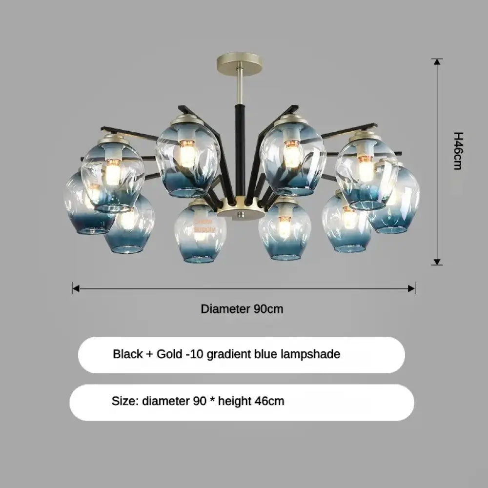 Modern LED Magic Beans Ceiling Chandeliers - Molecular Elegance for Living and Dining Spaces