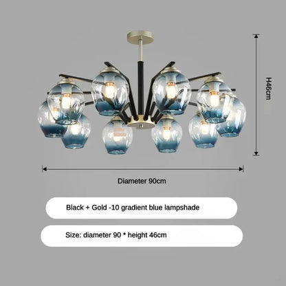 Modern LED Magic Beans Ceiling Chandeliers - Molecular Elegance for Living and Dining Spaces