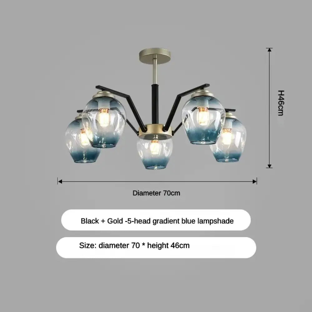 Modern LED Magic Beans Ceiling Chandeliers - Molecular Elegance for Living and Dining Spaces