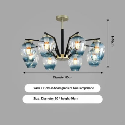 Modern LED Magic Beans Ceiling Chandeliers - Molecular Elegance for Living and Dining Spaces