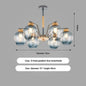 Modern LED Magic Beans Ceiling Chandeliers - Molecular Elegance for Living and Dining Spaces