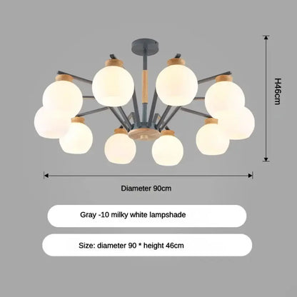 Modern LED Magic Beans Ceiling Chandeliers - Molecular Elegance for Living and Dining Spaces