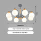 Modern LED Magic Beans Ceiling Chandeliers - Molecular Elegance for Living and Dining Spaces