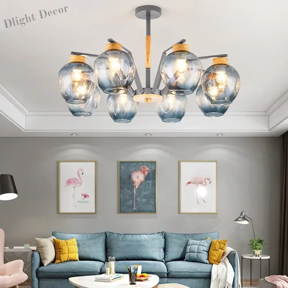 Modern LED Magic Beans Ceiling Chandeliers - Molecular Elegance for Living and Dining Spaces