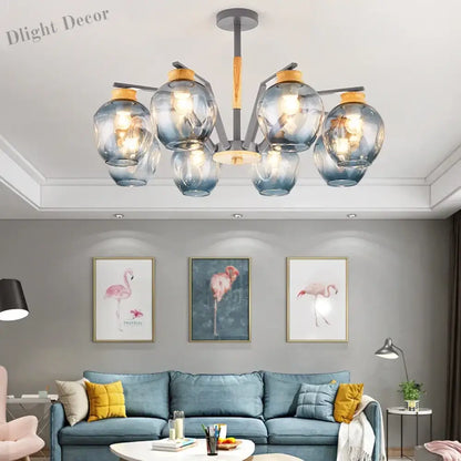 Modern LED Magic Beans Ceiling Chandeliers - Molecular Elegance for Living and Dining Spaces