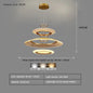 Modern LED Screw Ceiling Chandeliers - Luxury Ring Pendant Lights for High-End Living and Dining Rooms