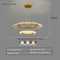 Modern LED Screw Ceiling Chandeliers - Luxury Ring Pendant Lights for High-End Living and Dining Rooms