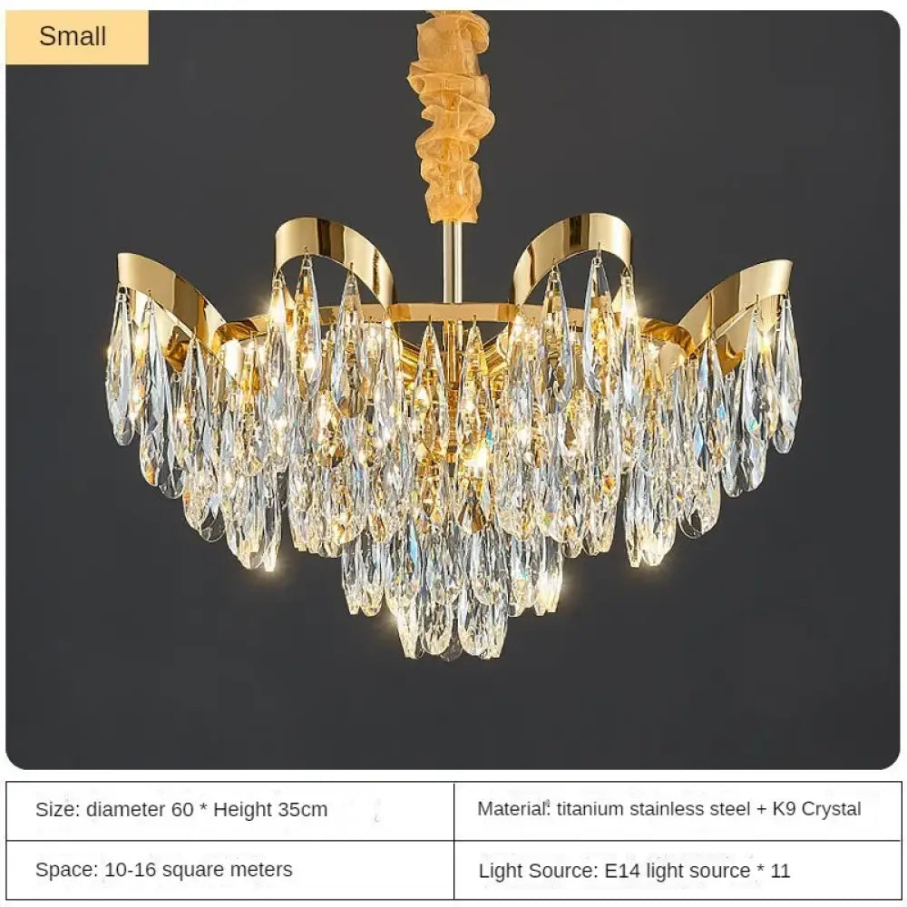 Modern LED Sunflower Crystal Ceiling Chandeliers - Bionic Elegance for Living and Dining Spaces