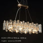 Modern Lustre Crystal LED Pendant Lights - Elegant Illumination for Living, Dining, and Bedroom Spaces