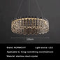 Modern Luxury Crystal LED Chandeliers - Illuminating Elegance for Living and Dining Rooms