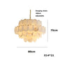 Modern Luxury LED Natural Marble Chandeliers - Illuminating Elegance for Living, Dining, and Kitchen