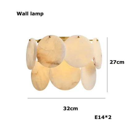 Modern Luxury LED Natural Marble Chandeliers - Illuminating Elegance for Living, Dining, and Kitchen