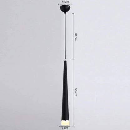 Modern Aluminum Cone Pendant Light for Elegant Interiors