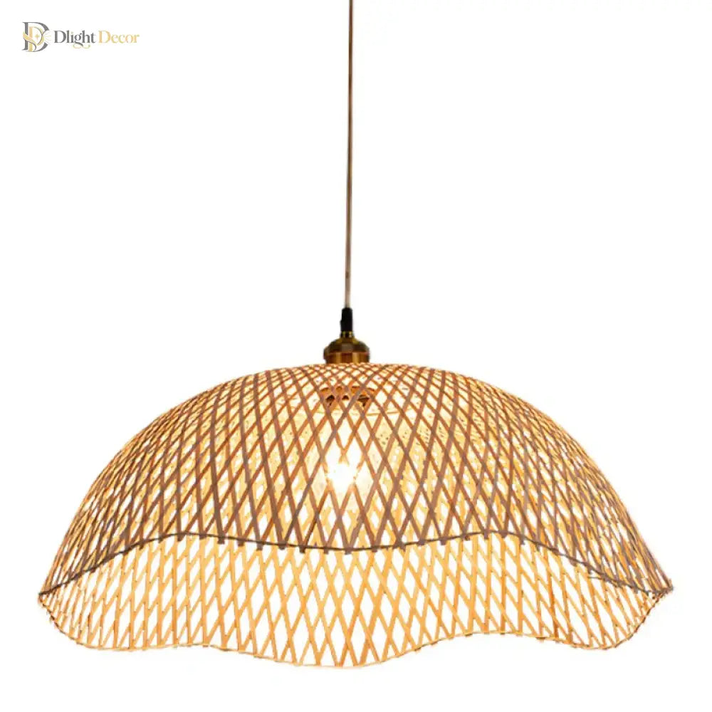 Modern Rattan Pendant Light | Modern Dining Room Lighting