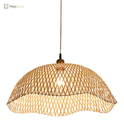 Modern Rattan Pendant Light | Modern Dining Room Lighting