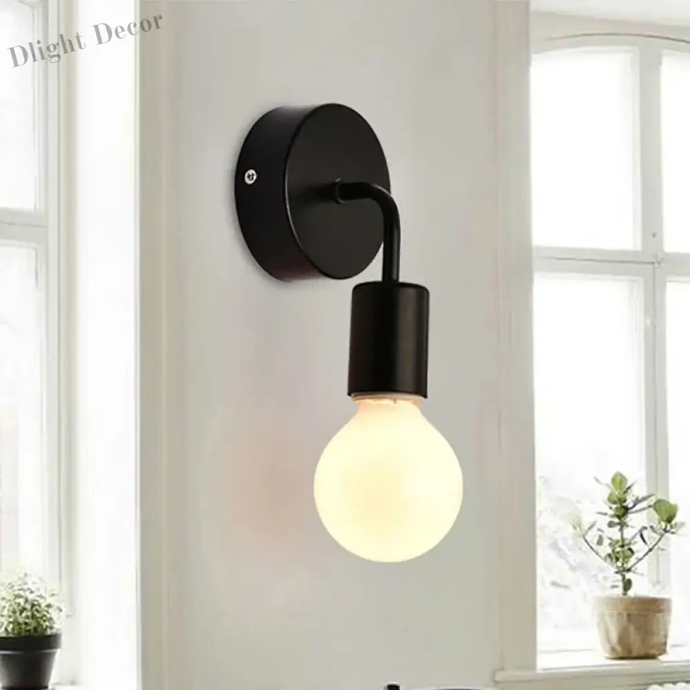 Modern Wall Lamps - Sleek Black and White Wall Lights for Stylish Home Decor