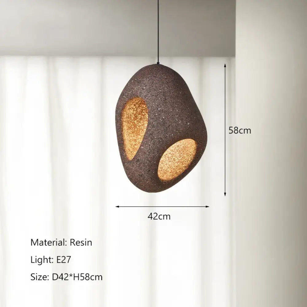 Nordic Creative Wabi-Sabi Wind LED Pendant Lights - Unique Home Decor for Bedrooms, Dining Rooms, and Bedside Lighting