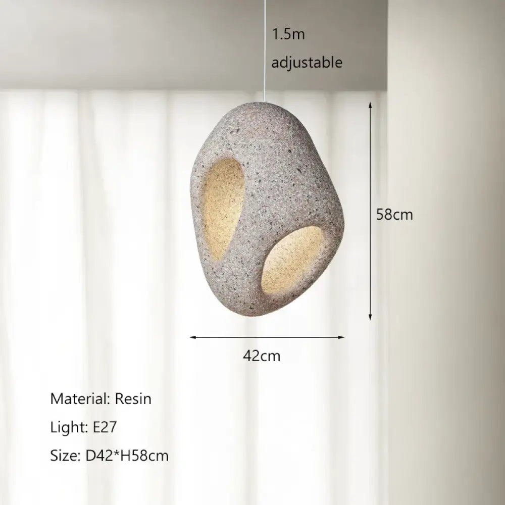 Nordic Creative Wabi-Sabi Wind LED Pendant Lights - Unique Home Decor for Bedrooms, Dining Rooms, and Bedside Lighting