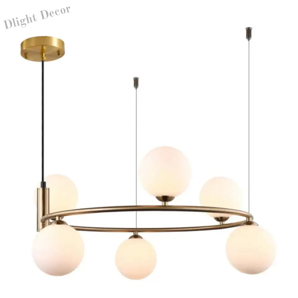 Nordic Designer LED Ceiling Chandelier - Glass Lampshade with G9 Bulb Socket for Living Room, Center Table, Bedroom Pendant Lights, and Home Decor Fixture