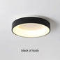 Nordic LED Ceiling Lights - Modern Black Chandeliers with Remote Control for Bedroom and Living Room