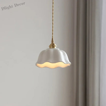 Nordic LED Ceramic Pendant Lights - Stylish Lighting for Living Room, Bedroom, Kitchen, and Cafe