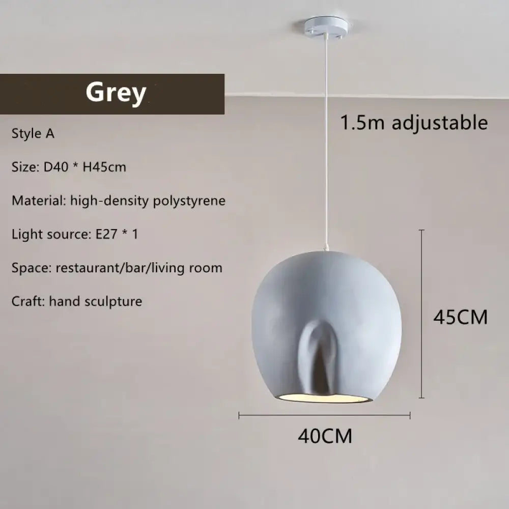 Nordic Minimalist Wabi-Sabi Art Pendant Lights - Perfect for Restaurants, Homestays, Bedrooms, and Loft Decor