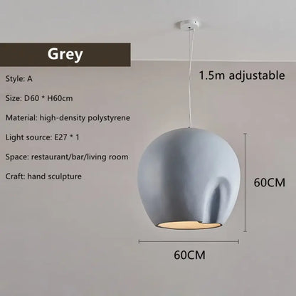 Nordic Minimalist Wabi-Sabi Art Pendant Lights - Perfect for Restaurants, Homestays, Bedrooms, and Loft Decor