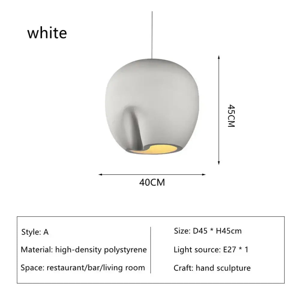 Nordic Minimalist Wabi-Sabi Art Pendant Lights - Perfect for Restaurants, Homestays, Bedrooms, and Loft Decor