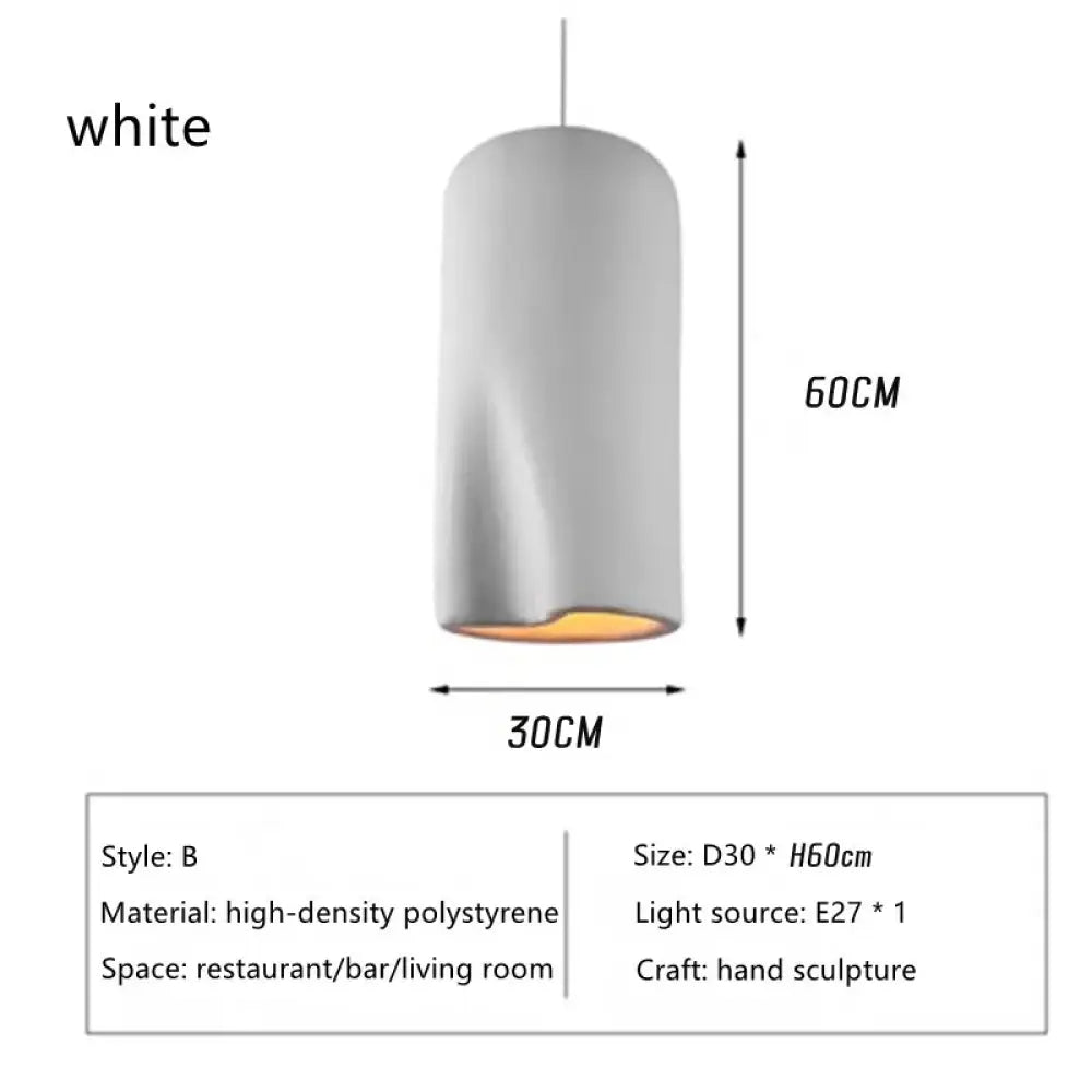 Nordic Minimalist Wabi-Sabi Art Pendant Lights - Perfect for Restaurants, Homestays, Bedrooms, and Loft Decor