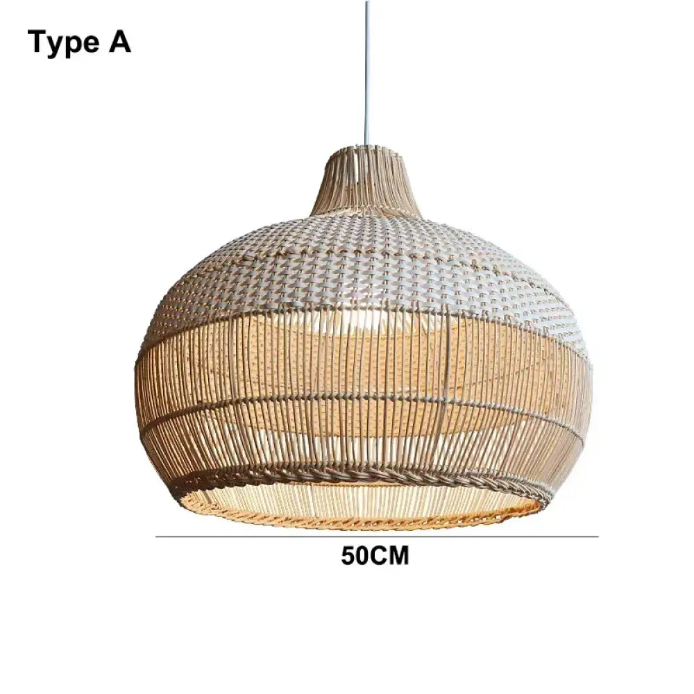 Nordic Rattan Pendant Light | Kitchen Island Home Lighting