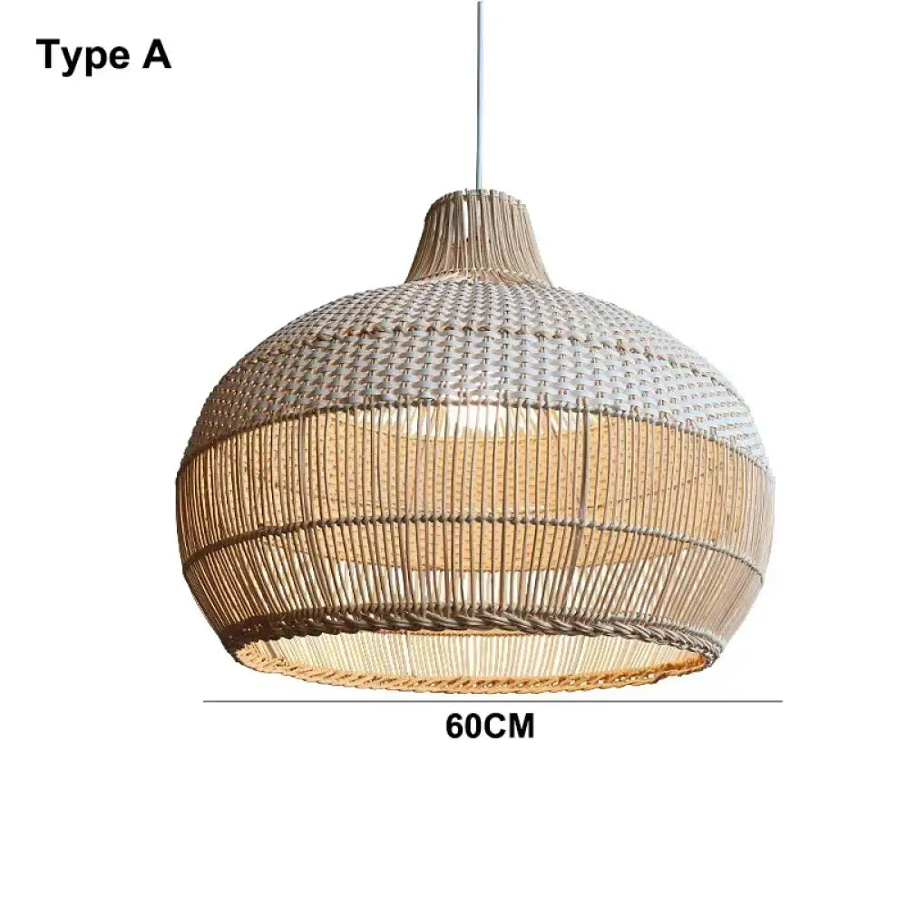 Nordic Rattan Pendant Light | Kitchen Island Home Lighting