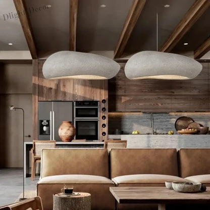 Nordic Retro Wabi-Sabi Wind LED Pendant Lights - Unique Home Decor for Restaurants, Bars, Dining Rooms, and Bedrooms