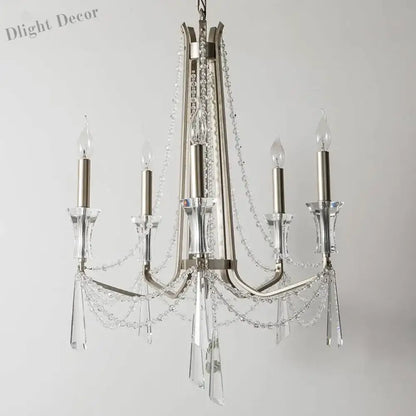 Nordic Style Crystal Chandelier Lighting - Elegance for Your Living Room Ceiling with French Inspired Large Chandeliers, Modern Staircase Lustre Cristal LED Lamp