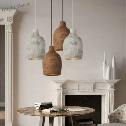 Nordic Wabi-Sabi Wind LED Pendant Lights - Illuminate Your Restaurant, Bar, Dining Room, and More with Serene Elegance