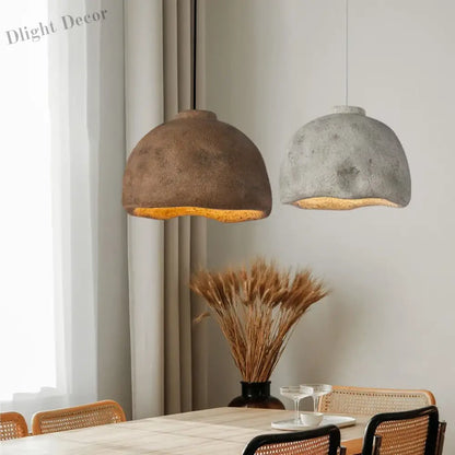 Nordic Wabi-Sabi Wind LED Pendant Lights - Illuminate Your Restaurant, Bar, Dining Room, and More with Serene Elegance