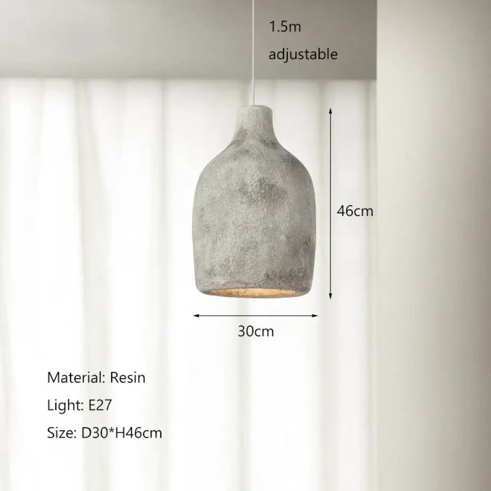 Nordic Wabi-Sabi Wind LED Pendant Lights - Illuminate Your Restaurant, Bar, Dining Room, and More with Serene Elegance