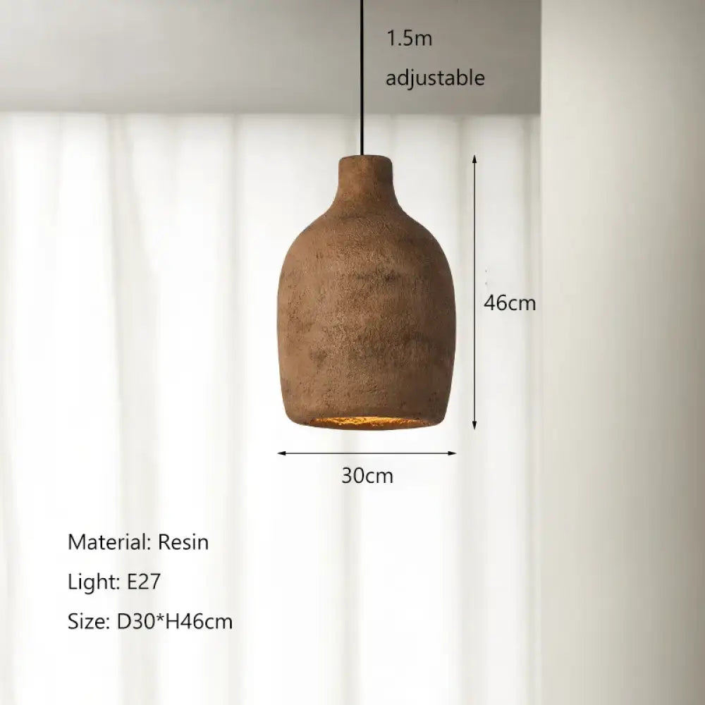 Nordic Wabi-Sabi Wind LED Pendant Lights - Illuminate Your Restaurant, Bar, Dining Room, and More with Serene Elegance