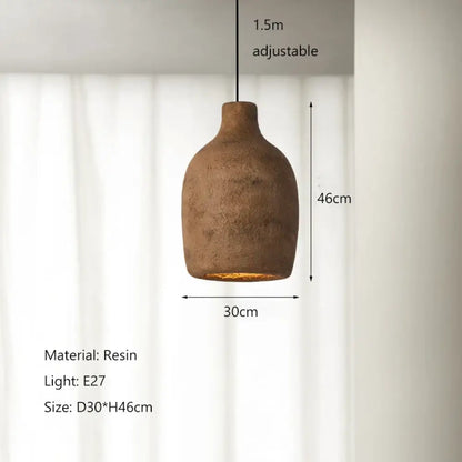 Nordic Wabi-Sabi Wind LED Pendant Lights - Illuminate Your Restaurant, Bar, Dining Room, and More with Serene Elegance