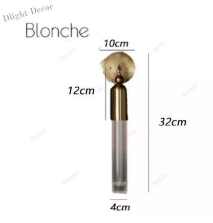 Nordic Wall Lamp - Modern, Simple Bedside Wall Lights Fixtures in Gold for Creative Dining Room, Bedroom Wall Sconces, Home Decor Luminaire