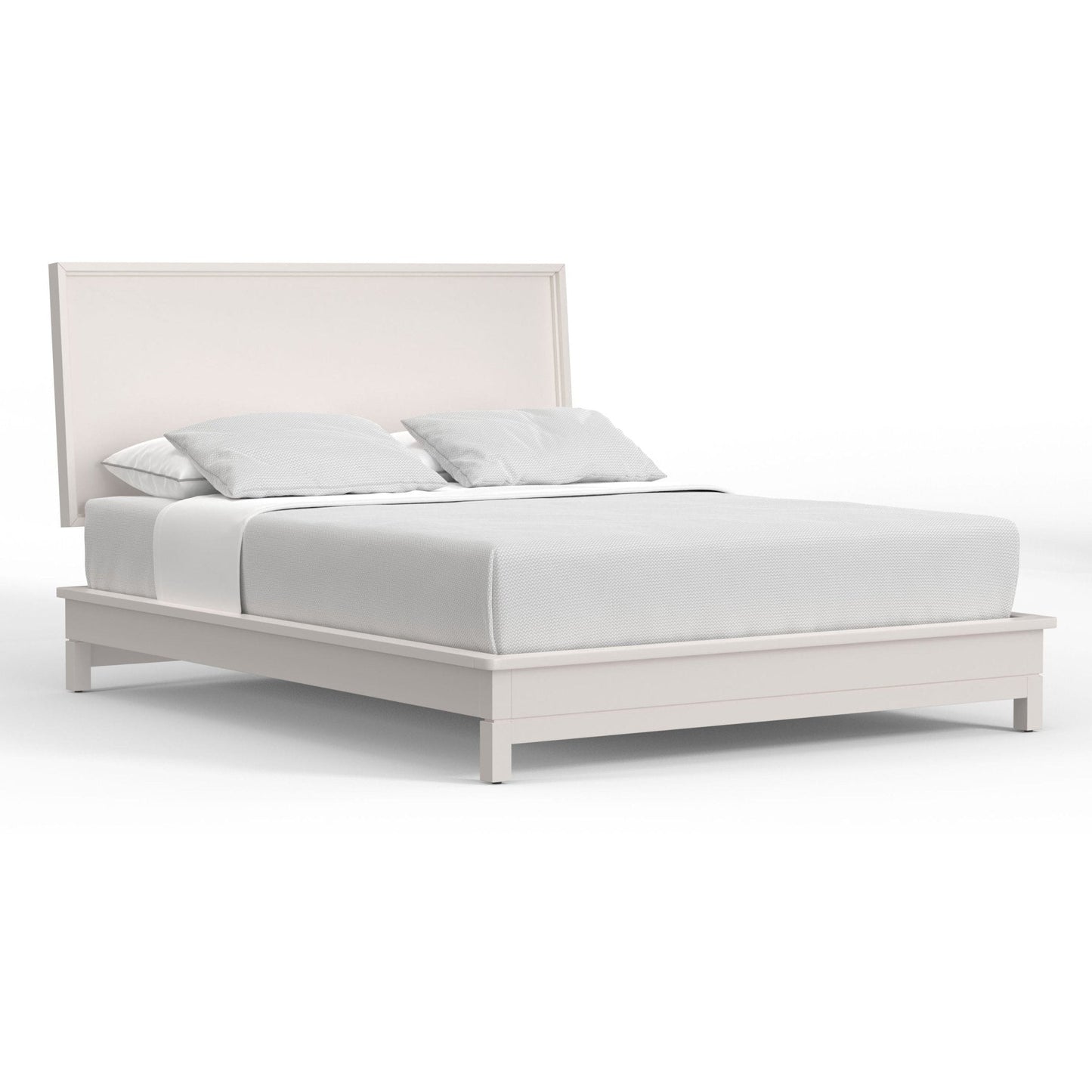 Nova Platform Bed - Chalk White