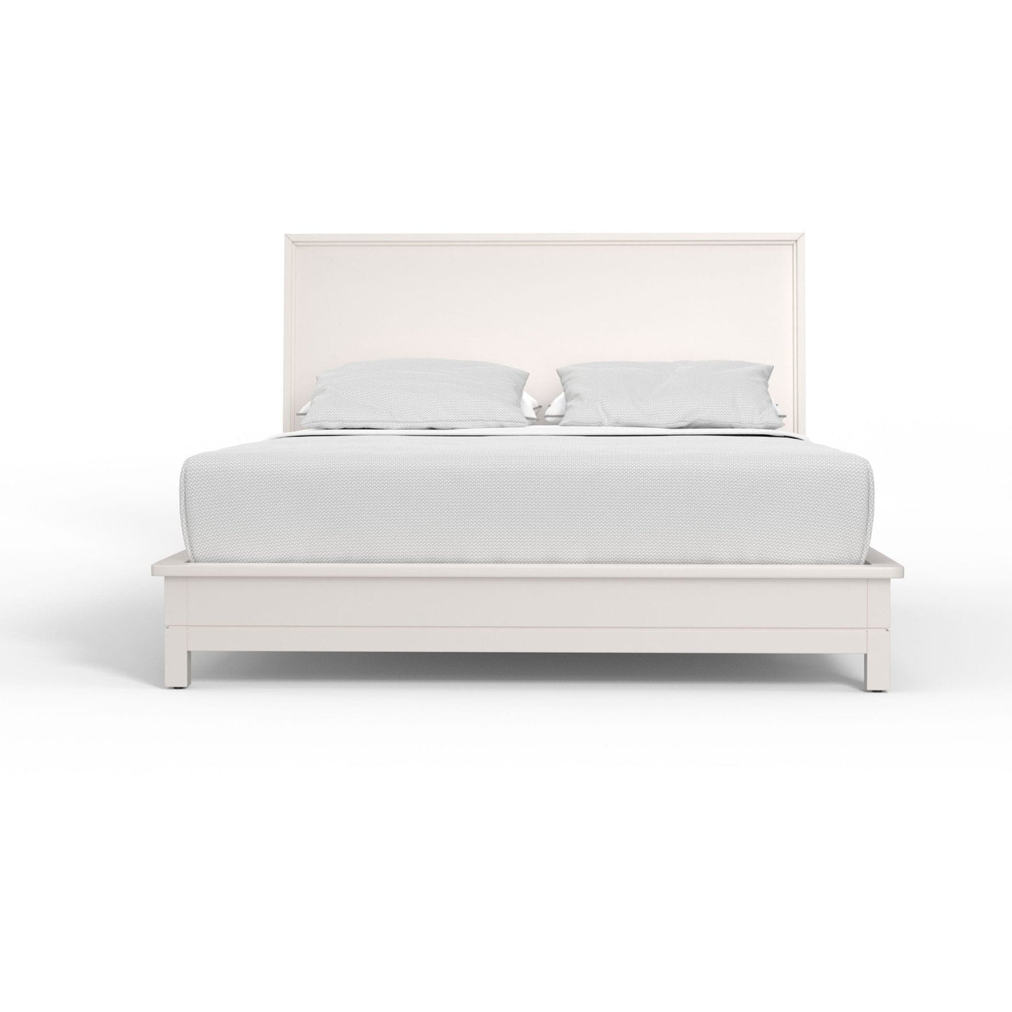 Nova Platform Bed - Chalk White